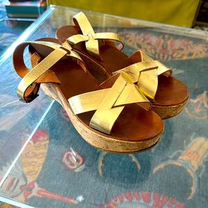 Italian Gold Sandals